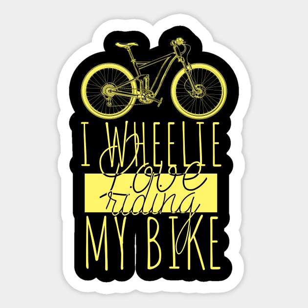 I love riding my bike shop